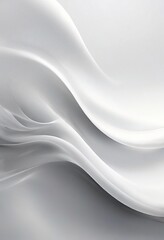 white, flowing fabric with a subtle texture, creating a sense of movement and elegance. The fabric appears to be made of silk or satin, with a soft, smooth finish that evokes a