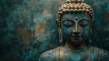 Buddha statue symbolizing peace and spirituality