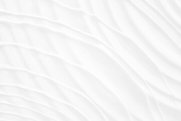 Obraz premium Abstract White Grunge Minimalist Wave Stucco Background.