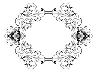 classic line ornament.