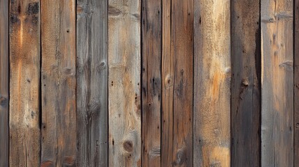 Naklejka premium Background wooden planks. Generative AI