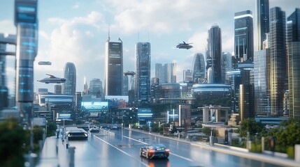 Obraz premium AI-driven world autonomous systems