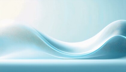 Blue abstract gradient wave wallpaper