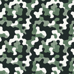 seamless pattern on ikat art wall paper