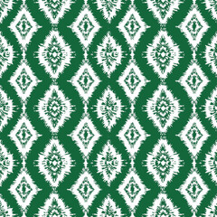 seamless pattern on ikat art wall paper