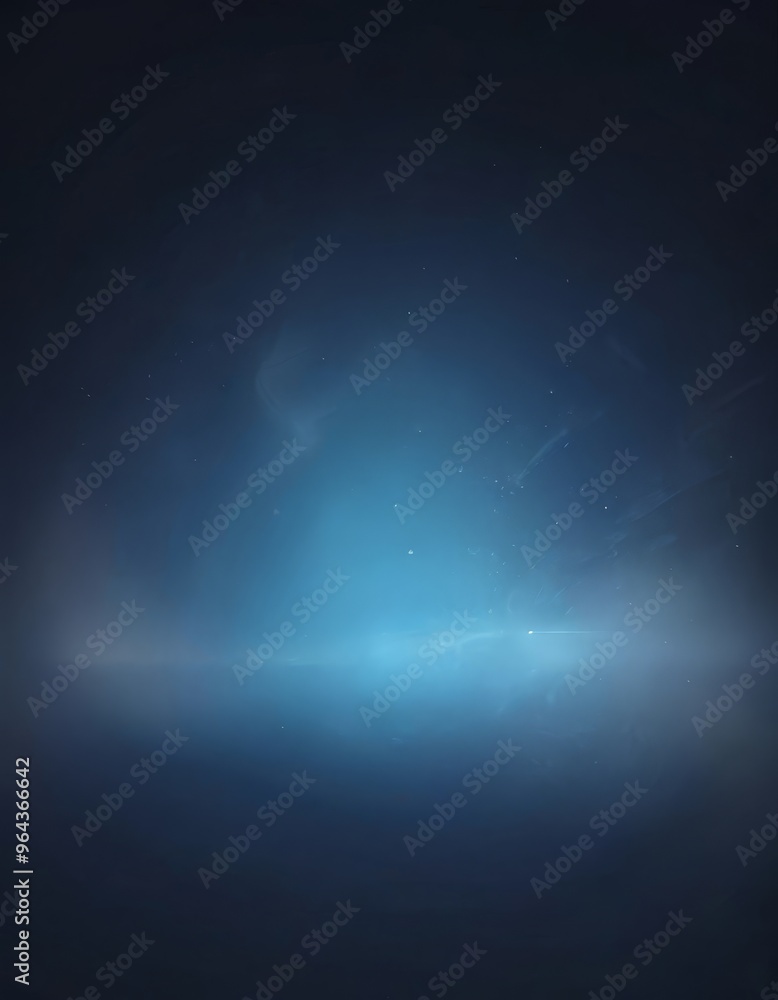 Poster serene night sky, bathed in a soft blue hue. the sky is devoid of any discernible text or objects, w
