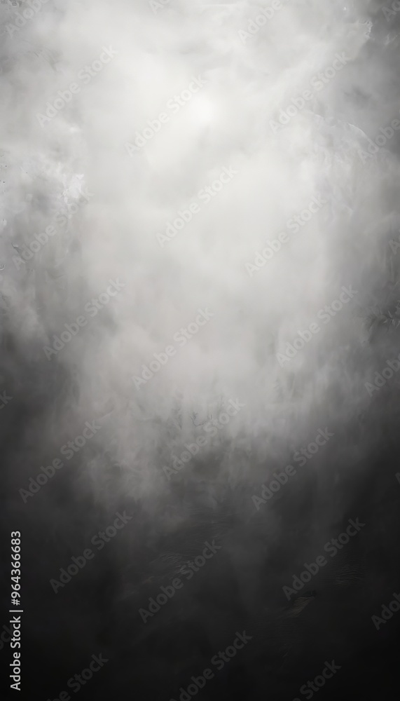 Poster a dramatic, moody scene of a cloudy sky, with the sky transitioning from a lighter shade of gray to 
