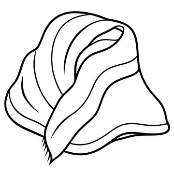 recommend clip art: blanket outline coloring book page line art illustration digital drawing