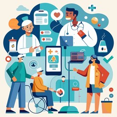 doctor and nurse with stethoscope