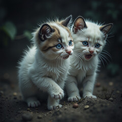 cat and kitten