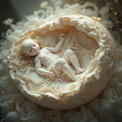 baby in a basket