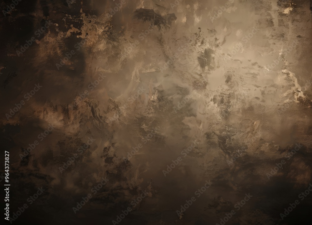 Poster a textured, dark brown background with a subtle gradient effect, creating a sense of depth and compl