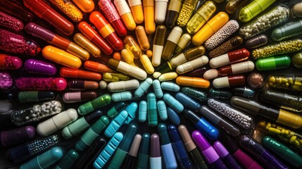 Medicine packs relief. Generative AI