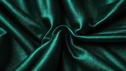 Obraz premium green silk background