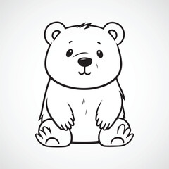 Vector Cute Teddy Bear Illustration