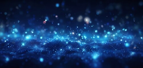 Fototapeta premium a serene night sky filled with a multitude of twinkling stars, creating a and ethereal atmosphere.