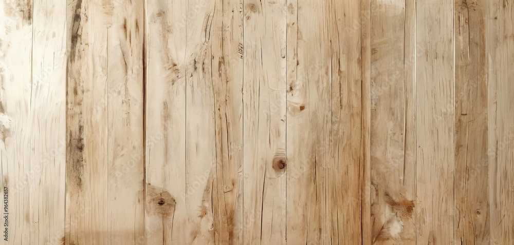 Poster a close-up view of a wooden surface with vertical planks arranged in a grid-like pattern. the planks