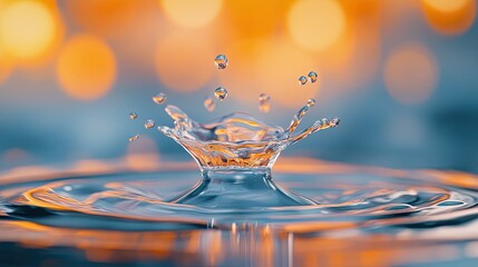 Splash, droplet, energy. Generative AI