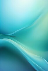 Fototapeta premium gradient background with a soothing blue-green hue, transitioning from a darker shade at the top to a lighter one at the bottom. The gradient is smooth and continuous, creating a