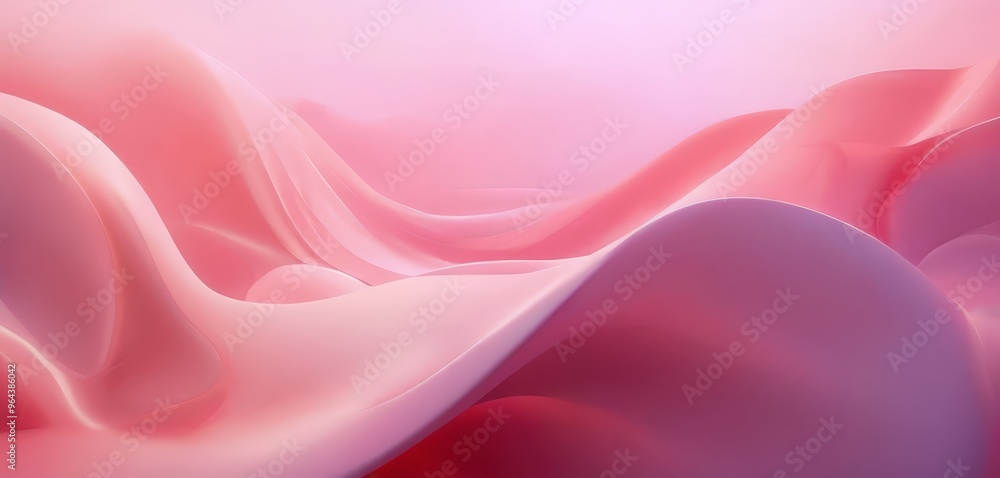 Poster pink abstract background with a gradient effect, creating a soft, flowing texture.