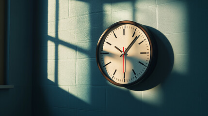 時間管理を示す時計