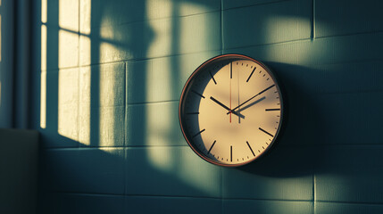 時間管理を示す時計