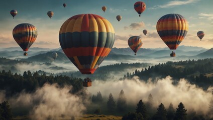 Obraz premium hot air balloon