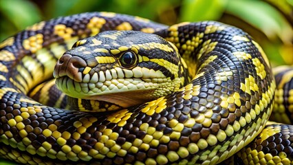Carpet Python snake