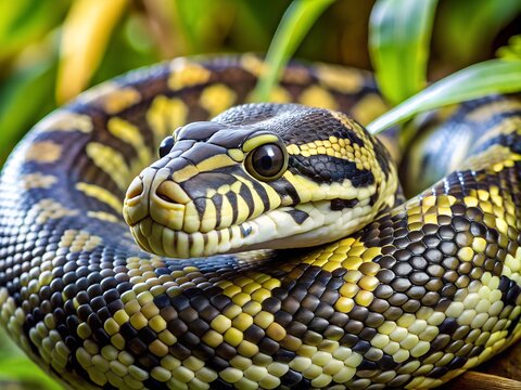 Carpet Python snake
