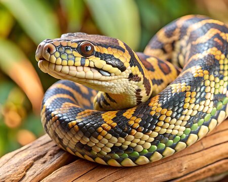 Carpet Python snake