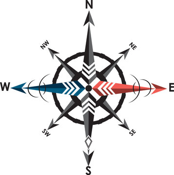 Graphic Compass for architect Site analysist