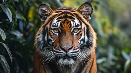 Obraz premium Tiger, portrait of a bengal tiger