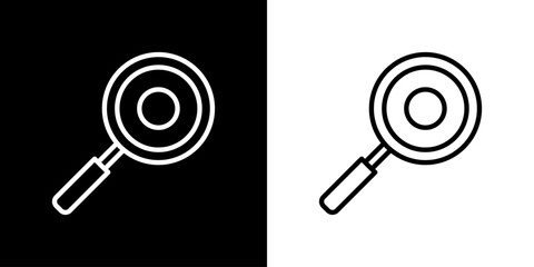 Search icon. Business icon. Online business. Black icon. Silhouette icon