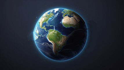 World Space Week abstract digital background design with the earth 