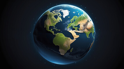 World Space Week abstract digital background design with the earth 