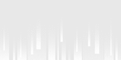 Dots Digital Technology Grey Light Vector Background. Artificial Intelligence Abstract Data Code Concept. White Rain Gritty Texture Grain Backdrop Illustration