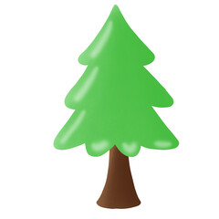 green christmas tree