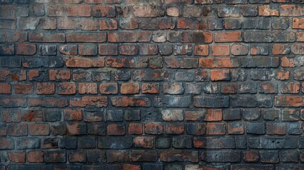 Obraz premium Old brick wall's atmospheric background texture