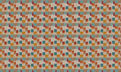 Fototapeta premium very nicely Patchwork Plaster, wall texture, mixed colors, artistic, unique, modern.