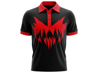 Red and black halloween themed t-shirt