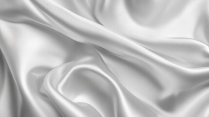 Obraz premium White Silk Fabric Texture