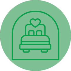 Romantic Room Icon Design