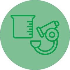 Microscope Experiments Icon Design