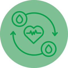 Blood Transfusion Vector Icon Design