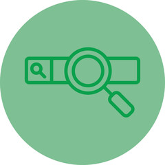 Search Engine Vector Icon Design