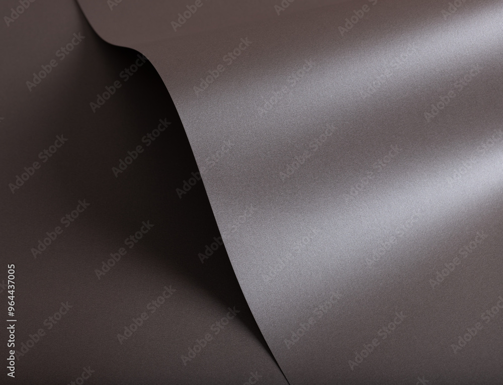 Aufkleber beige brown paper texture background Elegant wavy design with glossy shine and folded structure Minimalist layout with fabric effect Christmas glow and cotton sheet spread