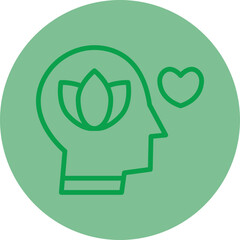 Mindful Vector Icon Design