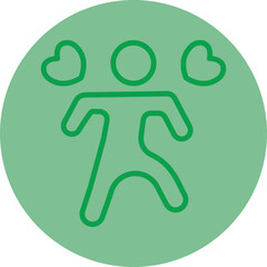 Walk Vector Icon Design