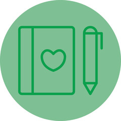 Journaling Vector Icon Design