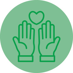 Obraz premium Prayer Vector Icon Design